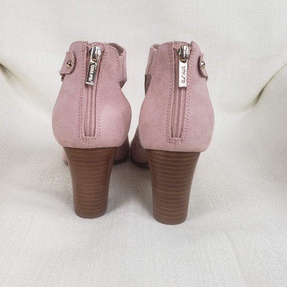 NWOB Unisa Perisa Blush Heeled Open Toe Bootie - Picture 5 of 6